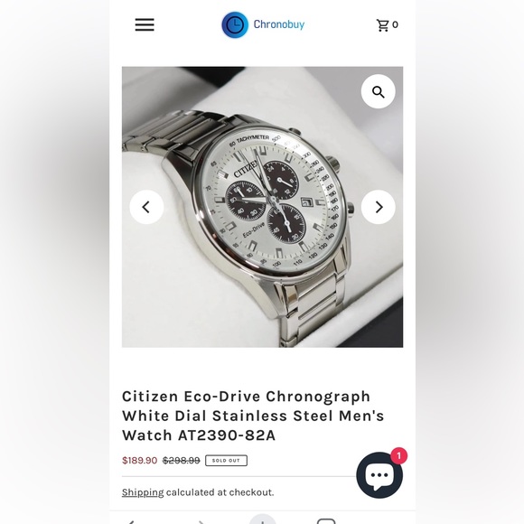 Citizen Eco-Drive Chronograph Watch - Picture 5 of 5